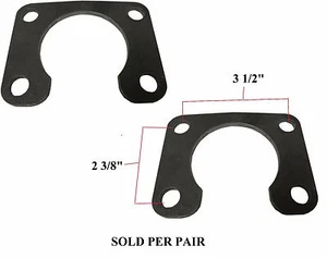 66-77 Ford Bronco 9"AXLE RETAINER PLATE Large Bearing PAIR - Picture 1 of 2