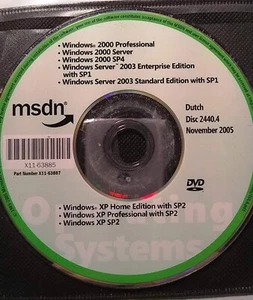 Windows 2000 Windows XP Server 2003 Editions full version Dutch w/ Product Key - Picture 1 of 1