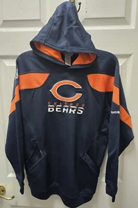 NFL Rebook Chicago Bears Youth Pull Over Hood Fleece Shirt XL - Bild 1 von 2