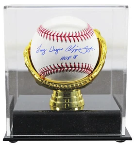 Braves Larry Wayne Chipper Jones Jr. HOF 18 Authentic Signed Oml Baseball w/ - Picture 1 of 3