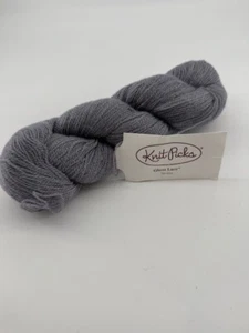 Knit Picks Gloss Lace Yarn Skein | 50Gr | 440Yds | Color: STERLING - Picture 1 of 2