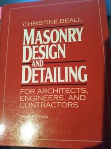 Masonry Design and Detailing for architects, engineers, contractors - 3rd ed. - Picture 1 of 3