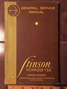 Original Stinson Voyager 150 Service Manual - Picture 1 of 12