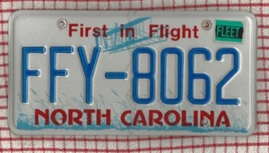 NORTH CAROLINA First in Flight AMERICAN LICENSE NUMBER PLATE #NCflight - Picture 1 of 1