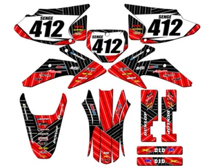 2008-2014 CRF 230 F RACE SERIES Red Senge Graphics Kit Compatible with Honda - Picture 1 of 10