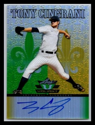 2012 Leaf Valiant Draft #TC1 Tony Cingrani - Image 1 of 2