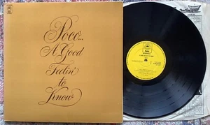 Poco - a good feeling to know LP UK 1972 yellow Epic + booklet gfld 1ST - Picture 1 of 7
