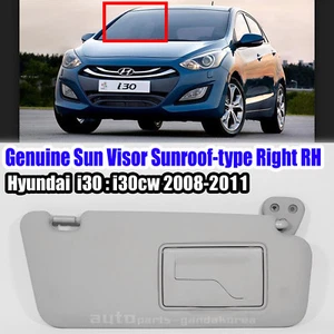 Genuine 852022L520TX Sun Visor Sunroof-type RH Gray HYUNDAI i30 i30CW 2008-2010 - Picture 1 of 12