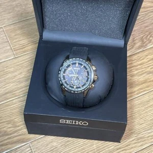 Seiko Astron SBXB055 GPS Solar Watch Black Dial Stainless Steel 8X53 10ATM - Picture 1 of 8