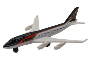 Matchbox Max Boeing 747-400 Black/White 2005-4.5" Long-4" Wingspan-Free Shipping - Picture 1 of 12