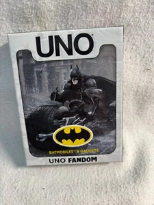 BATMAN BATMOBILES & GADGETS UNO FANDOM DECK NEW SEALED - Picture 1 of 2