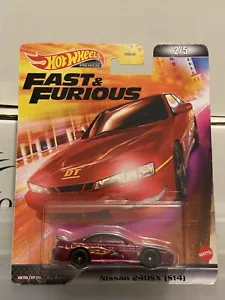 Nissan 240SX (S14) 2/5 Hot Wheels Premium Fast & Furious - Imagen 1 de 2