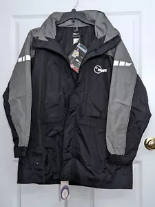 NEW Vintage Northwest Airlines LARGE Black Jacket Mechanics Coat w/Logos - Picture 1 of 12