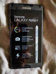 genuine Samsung Galaxy Note 4 N910F 32GB Black Unlocked Smartphone uk stock,new - Picture 1 of 10