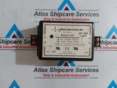AMBER INDUSTRIES AI-102A TRANSIENT & NOISE SUPPRESSOR - Image 1 of 4