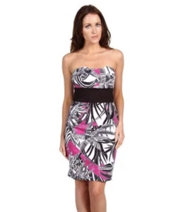 Trina Turk Orchid Purple Cocktail Resort Strapless Dress Size 6 NEW W TAG A2-12 - Picture 1 of 5