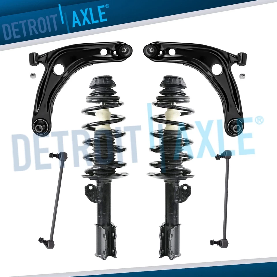 Front Struts Lower Control Arm Sway Bars for 2012 2013 2014 2015 Toyota Prius C - Image 1 of 4