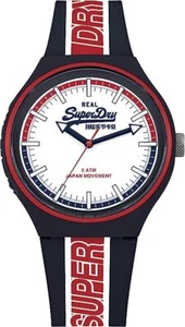 Superdry Montre Hommes Avec Silicone Bracelet (SYG238UR) Neuf + Emballage - Picture 1 of 1