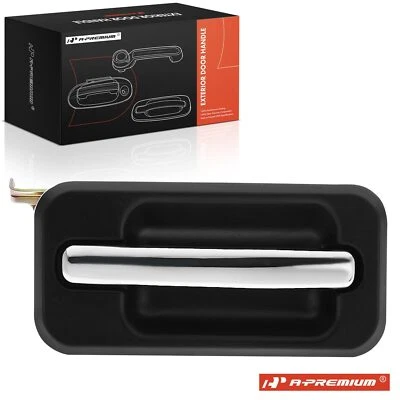 Manija de puerta exterior cromada negra pasajero delantero para Hummer H2 2006 2008 2009 Foto 1 de 4