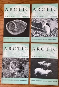 Arctic Journal of the Arctic Institute of North America 4 Issues 1965 Vol 18 1-4 - Imagen 1 de 10
