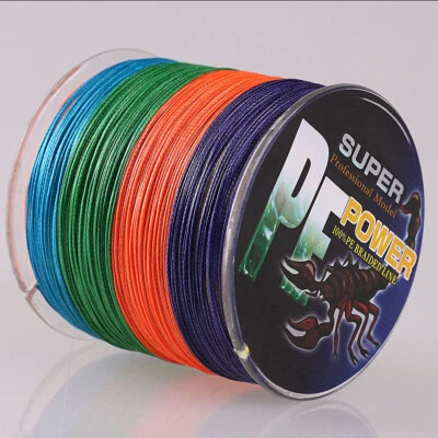16 Strands 500m/547yds Hollow Core Power PE Braided Fishing Line 20LB-500LB - Image 1 of 4