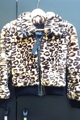 Nuevo Marc Jacobs genuino piel de conejo chaqueta de bombardero caja de arena multi talla W 4 7198-1 Foto 1 de 4