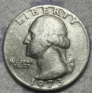 Rare 1973 Liberty Quarter No Mint Mark Philadelphia Mint W/ Letter Rim Error - Picture 1 of 9