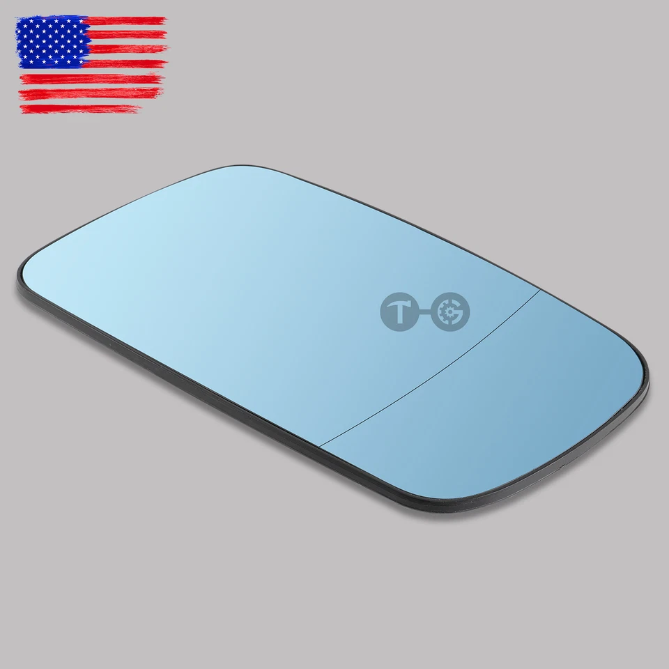 Mirror Glass Heated with Backing Plate Passenger Side RH for BMW 760Li 2003-2008 - Imagem 1 de 4