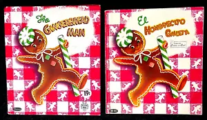 THE GINGERBREAD MAN ~ English HC & Spanish SC Whitman Tell-A-Tale Books, Z Lesko - Picture 1 of 9