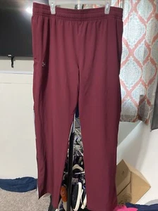 Under Armour Vital Aufwärmhose Herren Größe XL kastanienbraun Wärmeausrüstung lose Polyester - Bild 1 von 5