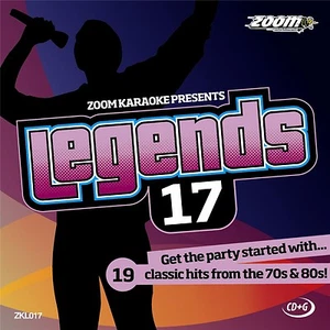 Disco CD+G Zoom Karaoke Legends 17 (ZKL017) - 19 éxitos clásicos de los años 70 y 80 - Imagen 1 de 1