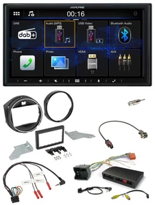 Alpine Bluetooth 2DIN Lenkrad DAB USB Autoradio für BMW Mini F55/F56 2013-2016 s - Bild 1 von 12