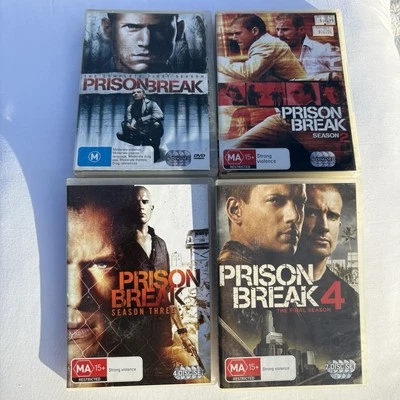 Prison Break Dvd Season 1-4  1 2 3 4 Tv Series - Image 1 of 4