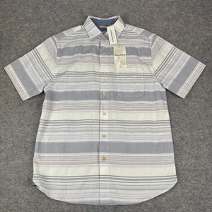 Camicia Tommy Bahama con bottoni a righe cotone tasca uomo piccola S - Foto 1 di 14