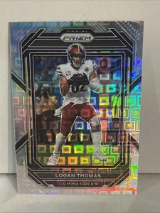 2022 Panini Prizm Pandora Premium Silver Holo /400 #296 Logan Thomas Commanders - Bild 1 von 2