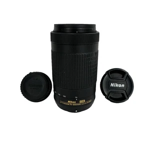 Nikon AF-P DX NIKKOR 70-300mm F/4.5-6.3G ED Lens w/Cap & Cover - MINT! - Picture 1 of 7
