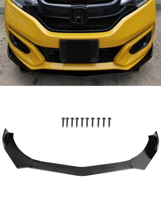 For Honda Civic BMW Benz Mazda GMC  Front Bumper Lip Body Kit Spoiler Universal Foto 1 de 4