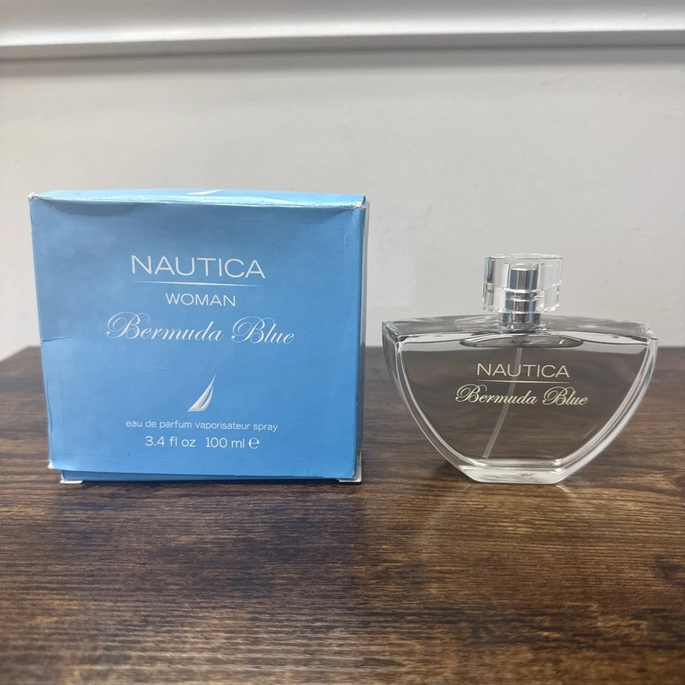 Bremuda Blue de Nautica Eau de Parfum Spray 3.4 OZ 100 ml Sellado Foto 1 de 3
