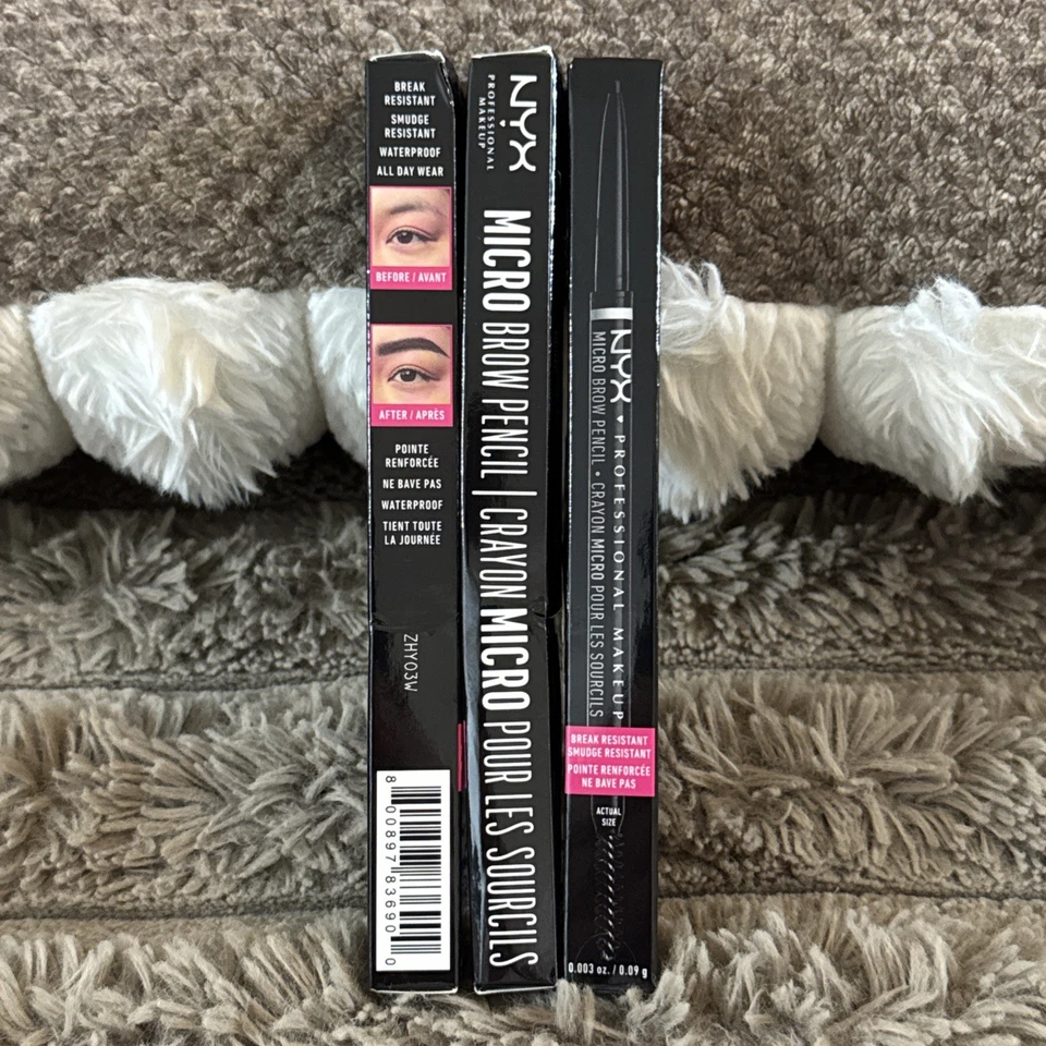 NYX Micro Brow Pencil Mbp08 Black 1 EA