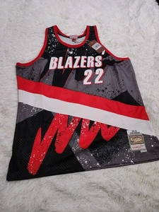 Portland Trail Blazers Clyde Drexler Mitchell & Ness Herren 2XL Swingman Trikot - Bild 1 von 8