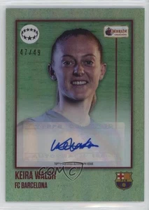 2023 Topps Merlin's Heritage UEFA Club Competitions Green /49 Keira Walsh Auto - Picture 1 of 3