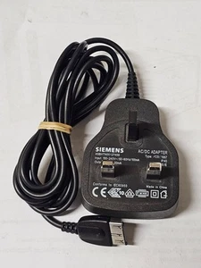 Siemens A5BHTN00127459 AC/DC Adapter Black Portable 5-Volts 620mA UK 3-Pin Plug - Picture 1 of 3