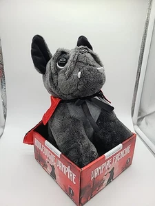 GREY FRENCH BULLDOG "VAMPIRE FRENCHIE" W/ REMOVABLE HEAT PACK (NIB) - Imagen 1 de 6