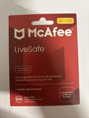 🔴🔴 McAfee LiveSafe 2025 Unbegrenzte Geräte Virenschutz Antivirus Software 🔴🔴 - Bild 1 von 2