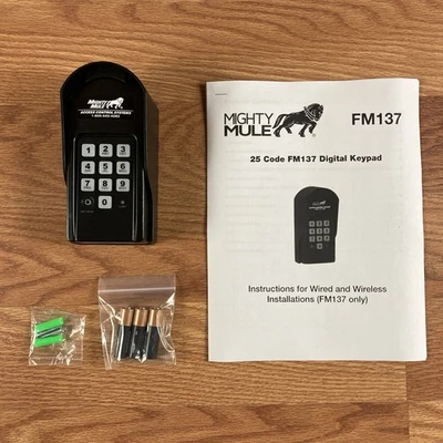 Mighty Mule FM137 Wireless Digital Keypad for Gate Openers - Image 1 of 4