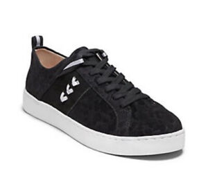 NIB Jack Rogers Ainsley Black Fabric Sneakers - 6 