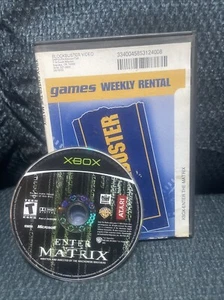 Enter the Matrix (Microsoft Xbox, 2003) Blockbuster Hülle getestet funktioniert - Bild 1 von 6
