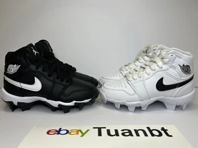 NUEVO 2 PARES de botines Nike Air Jordan 1 Mid Youth HF6883-100 y HF6883-001 Foto 1 de 4