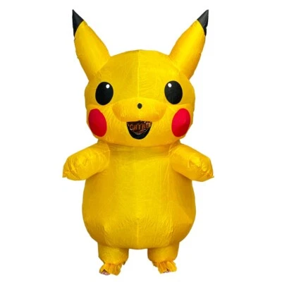 Disfraz Inflable Pikachu Conjunto Cuerpo Completo Divertido Vestir Juegos con disfraces Fiesta 155 cm Foto 1 de 4