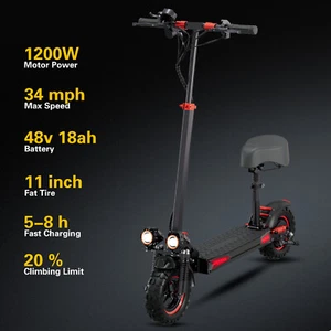 FREEBOY J-11 MAX Off-road Electric Scooter 48V 21AH Battery with Seat Scooter - Picture 1 of 11